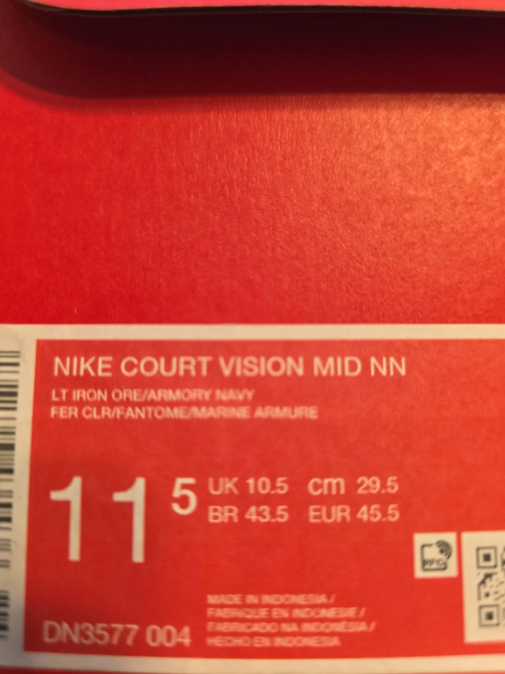 Nike Men’s Mid-Top Leather Sneakers in Beige and Black